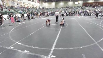 80 lbs Rr Rnd 2 - Samantha Sandoval Reyes, Delta Wrestling Club vs Rane Mitchell, College Prep Wrestling Academy