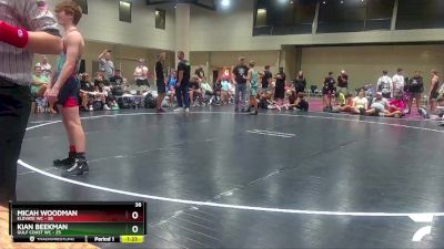 116 lbs Round 5 (8 Team) - Micah Woodman, Elevate WC vs Kian Beekman, Gulf Coast WC