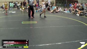 96 lbs Finals (8 Team) - Jaiden Uccardi, American Gladiators-Venom vs Jacinto Lopez, Copperheads