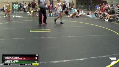 96 lbs Finals (8 Team) - Jaiden Uccardi, American Gladiators-Venom vs Jacinto Lopez, Copperheads