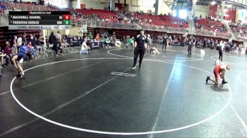 110 lbs Cons. Round 5 - Trenton Debus, Mitchell Wrestling Club vs Maxwell Daniel, Norfolk Catholic