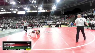 3A 106 lbs Cons. Round 1 - Colbey Quinn, Fruitland vs Gavon Keegan, McCall-Donnelly