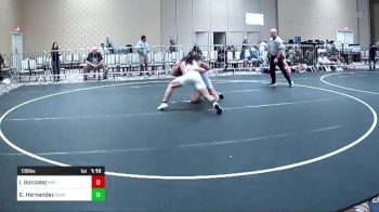 138 lbs Final - Isaac Gonzalez, Mat Warriors vs Emiliano Hernandez, Hesperia HS