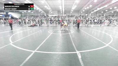 114 lbs Consolation - Marlee Solomon, PA vs Gracey Barry, MI