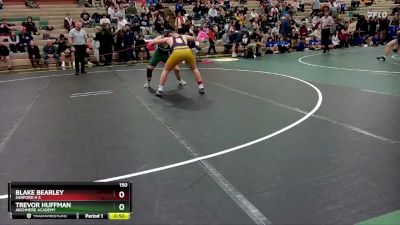 150 lbs Cons. Round 2 - Trevor Huffman, Archmere Academy vs Blake Bearley, Sanford H S