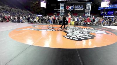 132 lbs Rnd Of 64 - Benjamin Owens, VA vs Ashton Besmer, CA