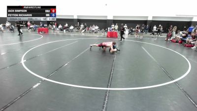 138 lbs Jack Simpson, Team Colorado FS vs Peyton Richards, Team Indiana Blue