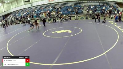 14U Boys - 105 lbs Champ. Round 1 - Rocky Thompson, Open Mats Wrestling Club vs Alexander Whitted, Tennessee