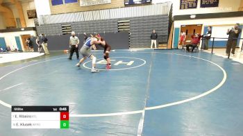 120 lbs Consi Of 8 #1 - Esther Ribeiro, Bethel vs Elijah Klusek, Waterford