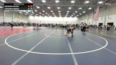145 lbs Round Of 64 - Desmond Archer, RI vs Leonardo Remias, VA