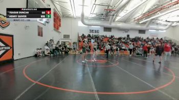 126 lbs 5th Place Match - Teague Duncan, Buffalo vs Henry Quiver, Lander Valley