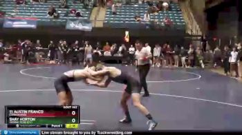 125 lbs Cons. Round 3 - 11 Austin Franco, Cumberlands vs Shay Horton, Thomas More (Ky.)