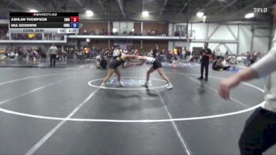 131 lbs Cons. Semi - Ashlan Thompson, Central Methodist University vs Mia Goodwin, Iowa