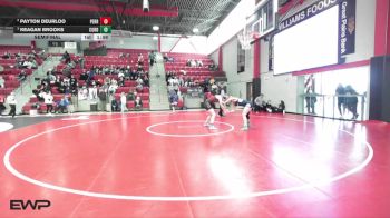 145 lbs Semifinal - Keagan Brooks, CORDELL vs Payton Deurloo, PERRY