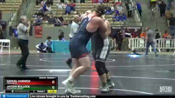 AA 285 lbs Champ. Round 1 - Jayden Bullock, Anderson County vs Samuel Harness, Cookeville