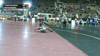 6A 132 lbs Cons. Round 2 - Tristan Andrews, Chelsea vs Jonah Billingsley, Brookwood Jr-Sr