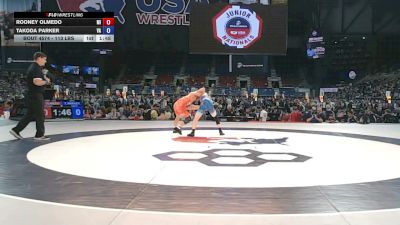 113 lbs Cons. Sub-rd Of 64 - Rooney Olmedo, Michigan vs Takoda Parker, Virginia