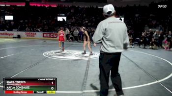 Girls 100 lbs Champ. Round 1 - Kiara Torres, Granger (Girls) vs Kayla Gonzalez, Moses Lake (Girls)