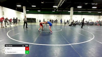 120 lbs Round Of 128 - Deklan Barr, PA vs Cale Vandermark, IA