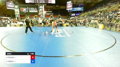 126 lbs Cons 64 #2 - Joaquin Duque, NJ vs Jeremy Welch, KS