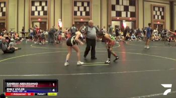 116 lbs Round 4 (6 Team) - Emily Kivler, MGW- Swirly Pop vs Samirah Abdussamad, MGW- Cherry Blade Lemonade