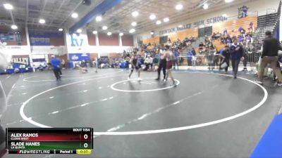 113 lbs Cons. Round 4 - Alex Ramos, Clovis West vs Slade Hanes, La Quinta