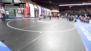 120 Class 3 lbs Champ. Round 1 - Austin Brown, Hannibal vs Michael Rossomanno, Rockwood Summit