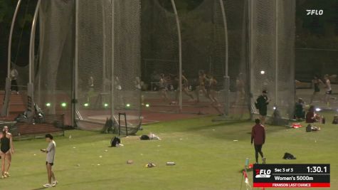 Women's 5k, Prelims 3