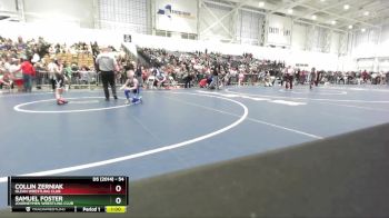 54 lbs Cons. Round 4 - Collin Zerniak, Olean Wrestling Club vs Samuel Foster, Journeymen Wrestling Club