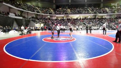 130 lbs Cons. Round 3 - Azahria Hall, Seckinger vs Caroline Cunningham, Lumpkin Co.
