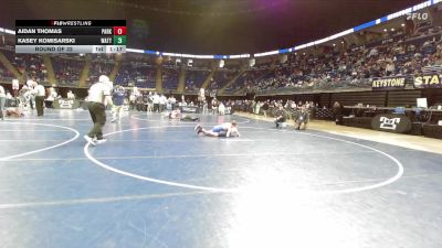 95 lbs Round Of 32 - Aidan Thomas, Parkland vs Kasey Komisarski, Wattsburg