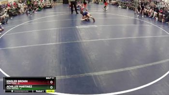 75 lbs Round 4 (6 Team) - Kinsler Brown, Team Texas vs Achilles Martinez, Team Arizona