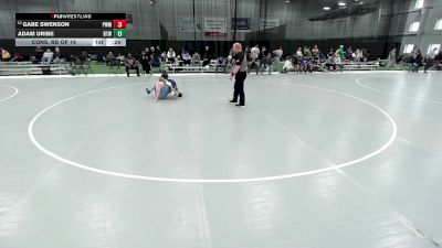 120 lbs Cons. Rd Of 16 - Gabe Swenson, Pursuit Wrestling Minnesota vs Adam Uribe, Best Trained Wrestling