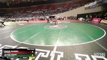 5A-132 lbs Cons. Round 2 - Leyton Adams, Hood River Valley vs Samuel Ramirez, Centennial