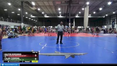 75 lbs Cons. Semi - Caleb Cashman, Guerrilla Wrestling (GWA) vs Dalton Boehning, North Carolina Wrestling Factory