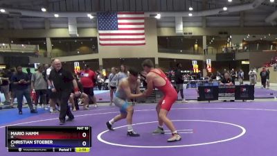 165 lbs Cons. Round 2 - Mario Hamm, IA vs Christian Stoeber, CA