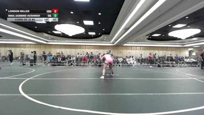 130 lbs Consi Of 32 #2 - London Miller, Coronado vs Nina Jasmine Kushner, Vail Wr Ac
