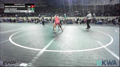 110 lbs Consi Of 8 #2 - Emalyn Johnston-Stewart, Stewart Wrestling vs Lana Vaughan, Team Guthrie Wrestling