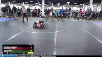 68 lbs Round 1 (10 Team) - Chase Congdon, Distinguished Black vs Milo Hake, Uprising Gold