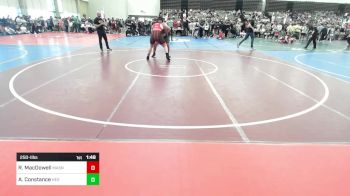 250-I lbs Round Of 16 - Robert MacDowell, Mat Assassins vs Aidan Constance, Hamilton East-Steinert