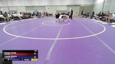 120 lbs 4th Wrestleback (16 Team) - Ethan Timar, Ohio Red vs Tyson Roach, Louisiana Red