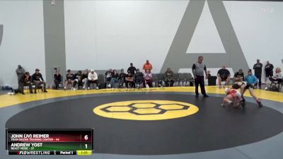 65 lbs Round 4 (6 Team) - John (JV) Reimer, Team Nazar Training Center vs Andrew Yost, Beast Mode
