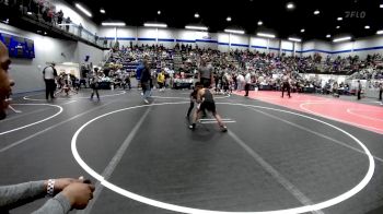 61 lbs Round Of 16 - Alec Orellana, Pauls Valley Panther Pinners vs Lamario Ramsey, Del City Little League