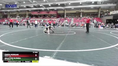 110 lbs Round 5 - Braxton Klenda, Hillsboro vs Owen Morgan, Paola