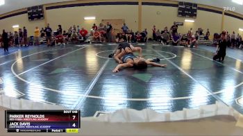 150 lbs Cons. Semi - Parker Reynolds, Red Cobra Wrestling Academy vs Jack Davis, Contenders Wrestling Academy