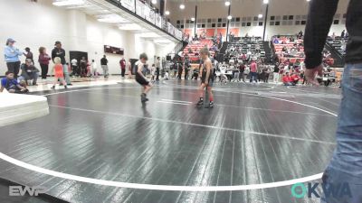 58 lbs Quarterfinal - Dean McInerney, Sallisaw Takedown Club 2 vs Carlyle Lamance, Hulbert