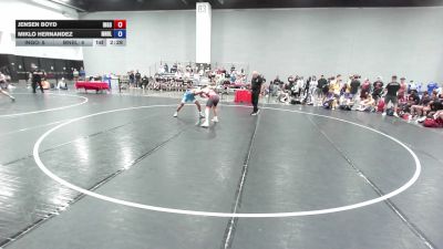132 lbs Jensen Boyd, Team Indiana Gold vs Miklo Hernandez, Minnesota Blue