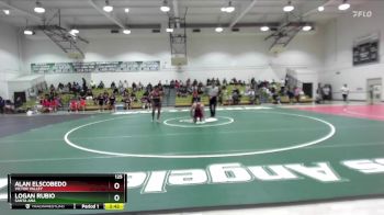 125 lbs Cons. Round 2 - Logan Rubio, Santa Ana vs Alan Elscobedo, Victor Valley