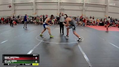 215 lbs Round 1 (6 Team) - Issac Westfall, Team Shutt vs Rylan Heers, Trojan WC