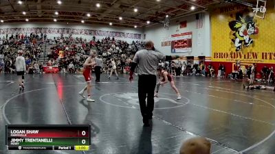 106 lbs Cons. Round 1 - Logan Shaw, Marysville vs Jimmy Trentanelli, Perry